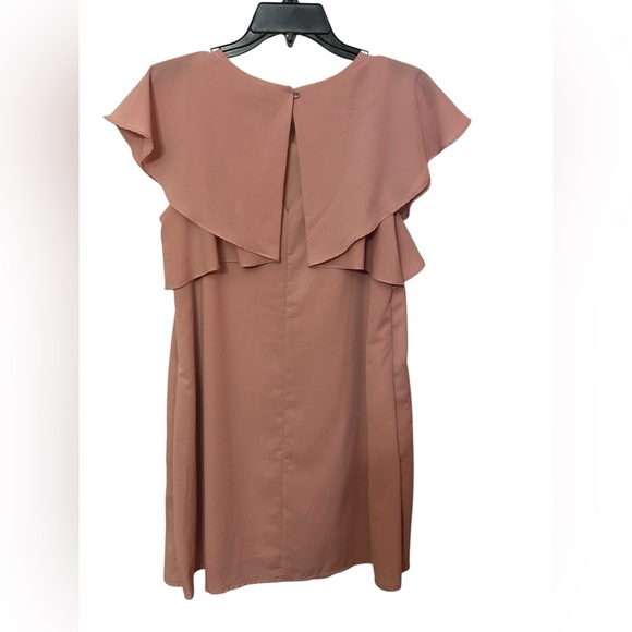 Lulus Lookin' Cute Mauve Pink Short Sleeve Shift Dress Size Small - Picture 7 of 10